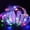 Multi-color, variant on Fairy Lights, 13ft 40 LED Ribbon Christmas Lights, String Lights for Christmas Tree, Waterproof Battery Operated Tree Dazzler Outdoor Christmas Decor