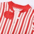 thumbnail image 7 of Zhuashum Baby Family Christmas Pajamas Matching Sets Xmas Family Outfit Pajamas Round Neck Stripe Print Home Clothes Long Sleeve Romper Comfortable Nightwear Xmas Gift, 7 of 7