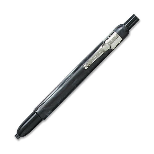 Listo Marking Pencils Refillable - Black Lead - Black Barrel - 12 / Dozen