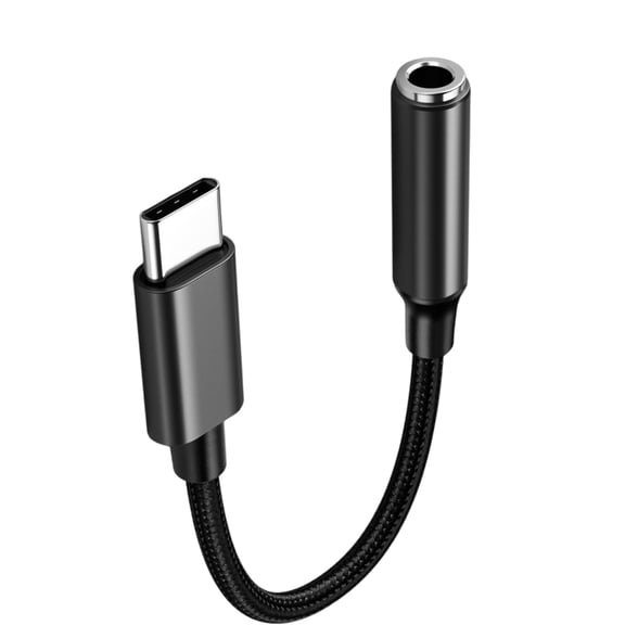 USB C Dongle Type C to 3.5mm Headphone Jacks Adapter Earphone Adapter Cable for