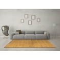 thumbnail image 3 of Ahgly Company Indoor Square Abstract Brown Modern Area Rugs, 6' Square, 3 of 4
