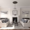 thumbnail image 5 of 38 3/8"OD x 2 7/8"P Oslo Ceiling Medallion (Fits Canopies up to 7 5/8"), Hand-Painted Stone Hearth, 5 of 6
