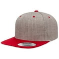 thumbnail image 1 of Yupoong Mens la Casquette Classique Premium Snapback 2 Tons, 1 of 3