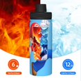 thumbnail image 6 of Super Mario Run Unisex Sports Insulated Water Bottles Kettle Stainless Steel Portable Cup 18OZ For School Travel Gym Running, 6 of 8