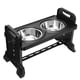 thumbnail image 1 of Comedero doble para perros, antideslizante, elevado y plegable, con altura ajustable, 1 of 5