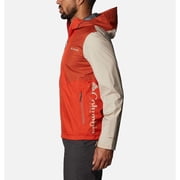 Columbia Men’s Inner Limits II Jacket, Packable, XL-Bonfire/Dark Sienna/Ancient Fossil