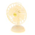 thumbnail image 2 of Ventilador de escritorio para casa de muñecas, ventilador de refrigeración en miniatura 1:12 1:6, muebles para casa de muñecas, accesorios para casa Amarillo, 2 of 8