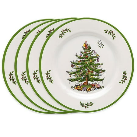 

Spode Christmas Tree Melamine Dinner Plates (Set of 4)