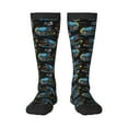thumbnail image 2 of Picia Women Crew Soft Moisture-wicking Socks Cool Off-Road Vehicle Pattern Design Cotton Socks, One Size fit All, 2 of 9