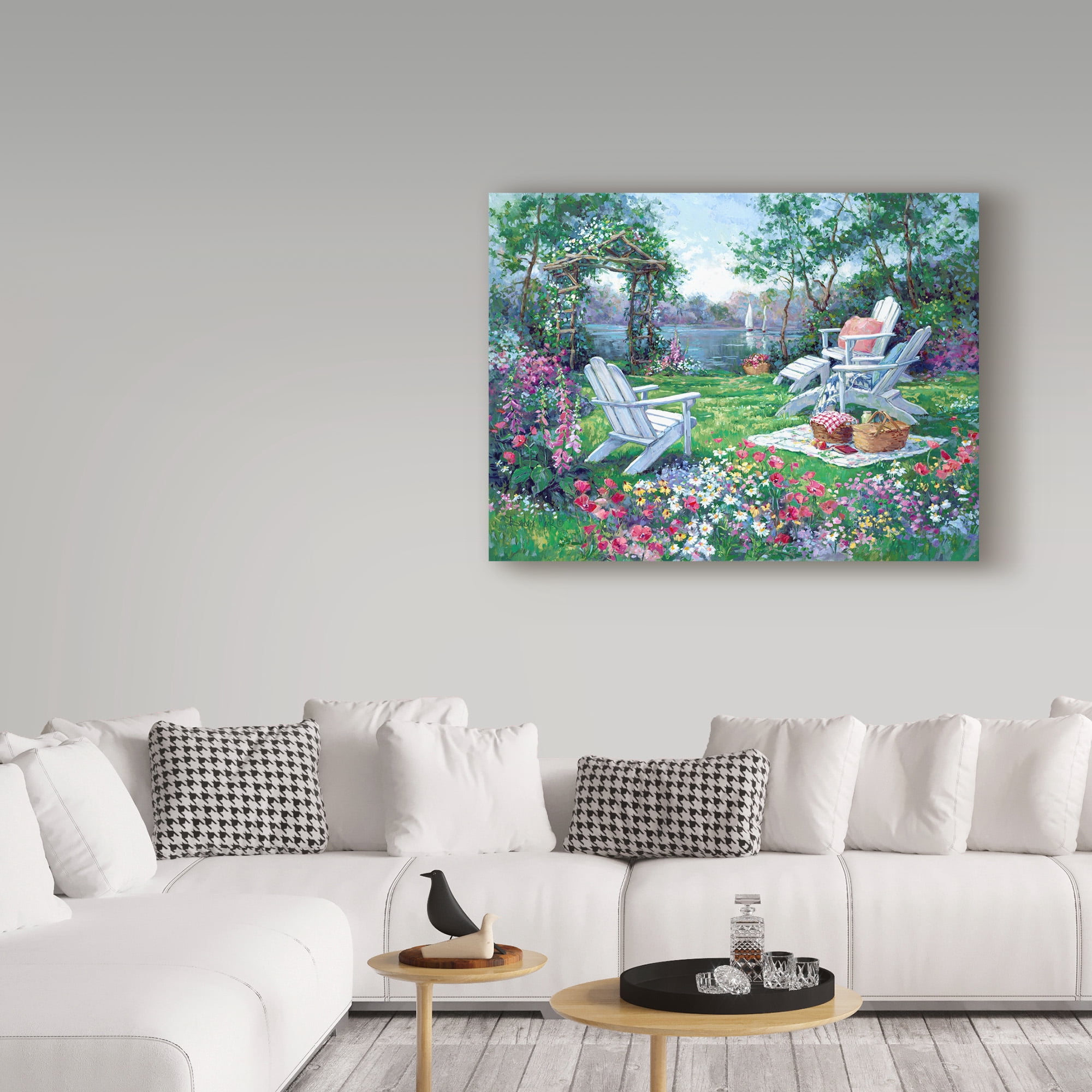 Trademark Fine Art 'Adirondack Summer 2' Canvas Art by Barbara Mock