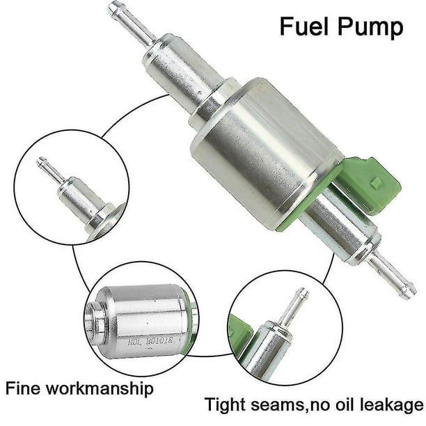 Pour les appareils de chauffage Webasto Eberspacher 12/24 v huile pompe à  carburant réchauffeur d'air Diesel pompe de compteur d'impulsions pour  camion Air Parking chauffage pour 5-8kw 