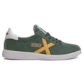 thumbnail image 2 of Munich Barru 91 Men's Lace Up Retro Trainers With Yellow Cross Design In Green Size 12, 2 of 6