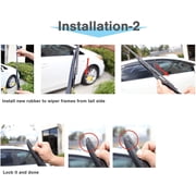 MITA GMB Graphite rubber refill for Design wiper blade