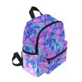 thumbnail image 2 of FORMRS Kids School Backpack with Front Zippered Pocket 12" Student Travel Daypack, Purple Starfish Pattern, 2 of 6