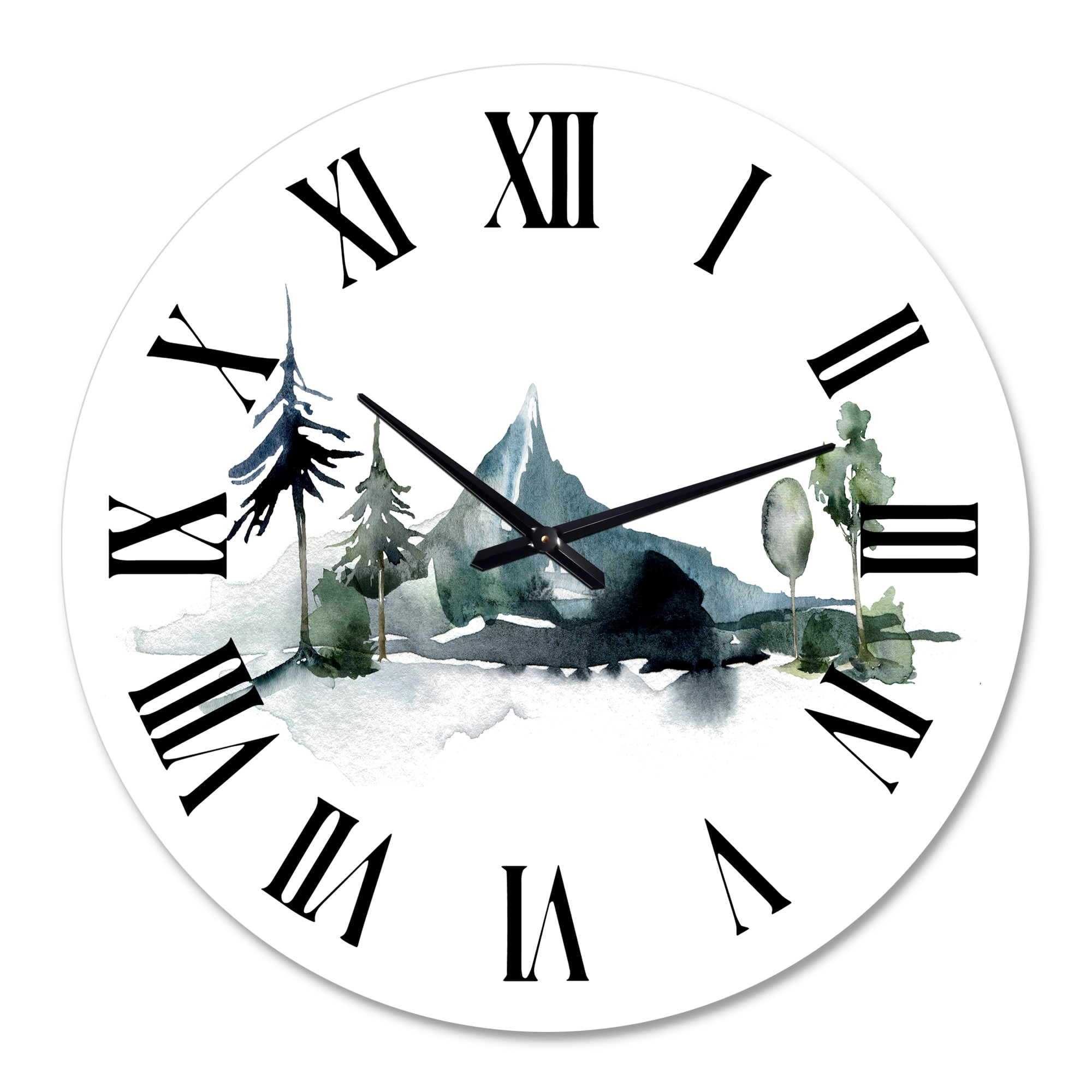 Designart 1 in Quartz Modern/Contemporary Wall Clock