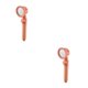 thumbnail image 1 of Yuarrent Cabezal de ducha de baño presurizado ajustable, cabezal de ducha ahorrador de agua, soporte para boquilla de SPA, manguera, accesorios Naranja+rosa 1# 2Conjunto, 1 of 6