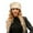 Khaki, variant on Womens Young Headband With Elastic Winter Earwarmer Earmuff Hat 1960s