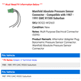 thumbnail image 2 of Manifold Absolute Pressure Sensor Connector - Compatible with 1987 - 1991 GMC R1500 Suburban 1988 1989 1990, 2 of 2