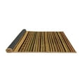 thumbnail image 2 of Ahgly Company Indoor Rectangle Abstract Brown Modern Area Rugs, 2' x 5', 2 of 4