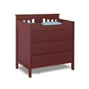 Roxanne 3-Drawer Changer, Brick Red