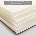 thumbnail image 2 of Cuaderno Rayado AHGXG 320 Páginas Numeradas B5 Papel Grueso 100gsm Tapa Suave Marrón, 2 of 3
