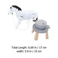 thumbnail image 2 of EASTIN 2Pcs Food Processing Horse Toy Kids Toys Walking Horse Plaything Random Color, 2 of 6