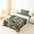 thumbnail image 5 of Erosebridal Mallard Duck Twin Sheet Sets,Jungle Animals Deer Bedding For Boys Kids 3pcs, 5 of 6