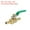 Green, variant on REGALWOVEN Brass Mini Ball Valve Shut-off Valve Hose Barb Red Handle Brass Tone 3 Pcs Red 1/2"
