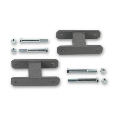 S10 Leaf Springs - Warrior Products 129 Leaf Spring Shackle, Gray - 1984-1993 Chevrolet S10