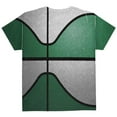 thumbnail image 2 of Championship Basketball Irish Green and White All Over Youth T Shirt, 2 of 2