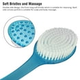 thumbnail image 3 of Clearance Brush Scrubber Anti Slip Long Handle Back Brush For Shower, Dual-Sided back Scratchers Back Brush with Stiff and Soft Bristles,Body Exfoliator for Bath or Dry Brush, Blue, 3 of 9