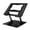 Black, variant on Adjustable Laptop Stand Ergonomic Risers for Desk 360 Rotating Base Holder