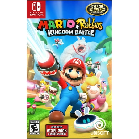 Mario + Rabbids Kingdom Battle Day 1 Edition, Ubisoft, Nintendo Switch, (Best Deal On Nintendo Switch)