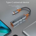 thumbnail image 5 of Convertidor de auriculares de audio de carga rápida Typec de 60 W, adaptador de tarjeta de sonido para teléfono móvil tres en uno para Apple 15, 5 of 5