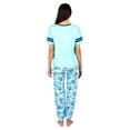 thumbnail image 5 of Disney Stitch Womens Pajama, 2 Piece Sleepwear Set, Aqua Stitch, Size: 3X, 5 of 5