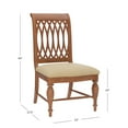 thumbnail image 4 of Linon Fairwood Dining Chair, Set of 2, Warm Brown, 4 of 15