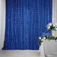 thumbnail image 6 of Efavormart 8ftx8ft Royal Blue 3D Floral Satin Rosette Backdrop Panel, Photo Booth Backdrop Curtain, 6 of 11