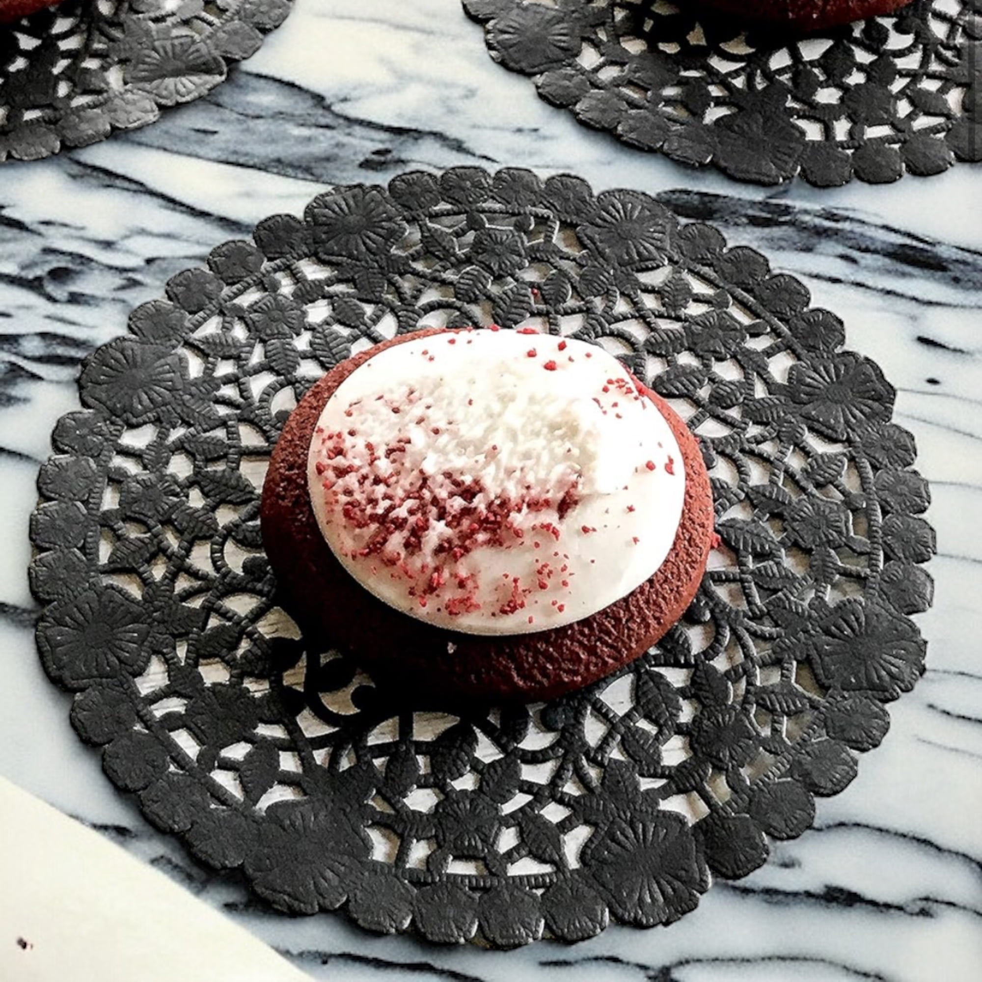 The Baker Celebrations Pack of 50 Round Black Paper Lace 6