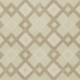 thumbnail image 2 of 2' x 4' Ivory Diamond Wool Area Rug, 2 of 3