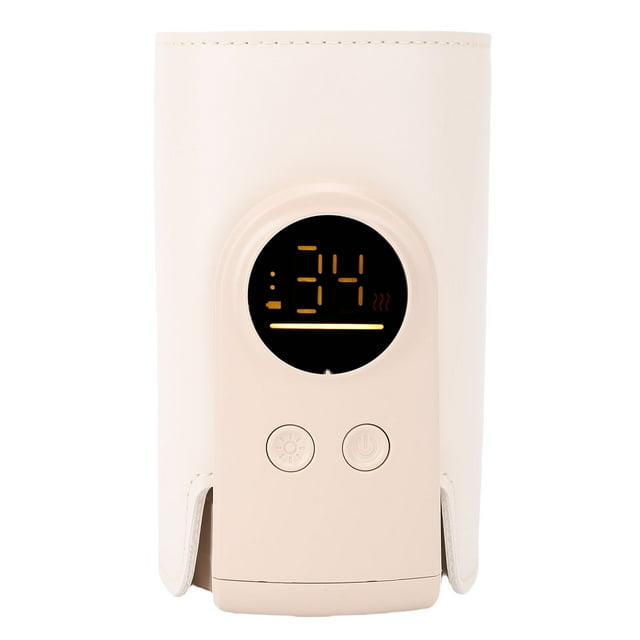Calentador de Botellas, Tela recargable USB ABS consistente de temperatura consistente de Biberón Calentador universal para al aire libre