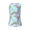 thumbnail image 5 of Lsque Dragonfly Floral Printed Workout Tank Tops for Women, Athletic Sports Tank Tops, Compression Sleeveless Dry Fit Shirts,Sleeveless Yoga Shirt-Large, 5 of 9