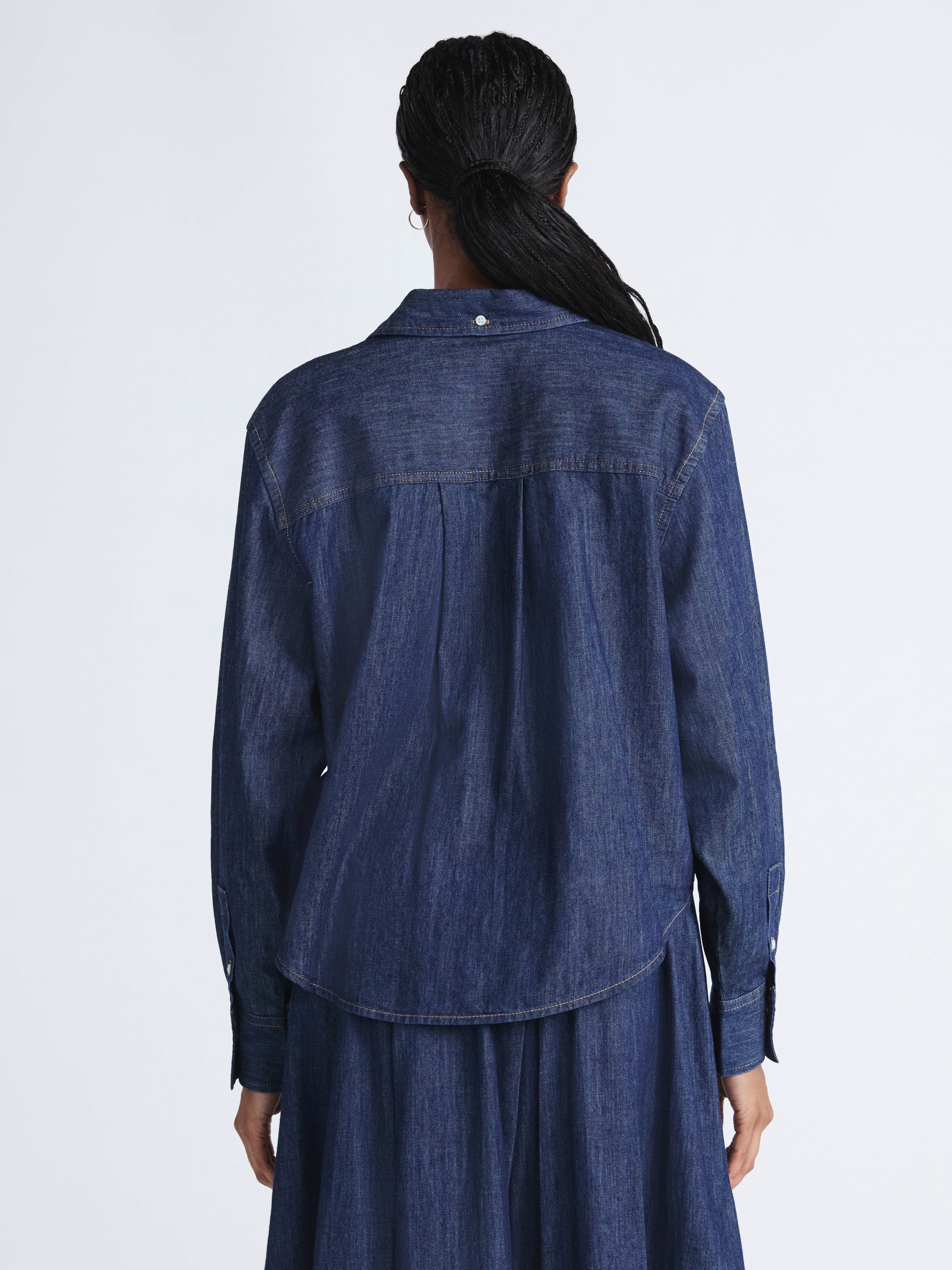 LS CROP UTLTY SHIRT