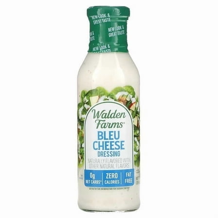 Walden Farms, Bleu Cheese Dressing, 12 fl oz Pack of 4