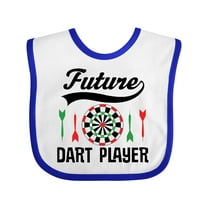 Inktastic Future Dart Player Game Boys or Girls Baby Bib