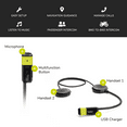 thumbnail image 3 of Twiins HF3 5.0 Intercom Bluetooth Motorcycle Helmet Communication Headset, 3 of 12