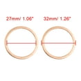 thumbnail image 3 of 20 Pcs 27mm Inner Dia Copper Washers Flat Sealing Gasket Rings for Cars, 3 of 3
