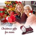 thumbnail image 2 of Christmas Birthday Gifts for Mom, New Mom Christmas Birthday Gifts Presents for New Mom from Daughter Son, Mom Christmas Fuzzy Soft Throw Blanket for Couch, 50x60, 2 of 6