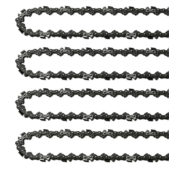 4 Pack 14 Inch Chainsaw Chain 52 Drive Links, 0.05In Gauge, 3/8Inch LP Pitch, 14-Inch Replacement Chains Low