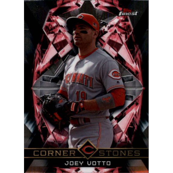 Collectible 2018 Finest Cornerstones #FC-JV Joey Votto Reds MLB Baseball Trading Card