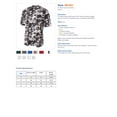 thumbnail image 2 of A4 Apparel NB3263 Big Boys Camo Two-Button Henley Shirt - White Camouflage - Large, 2 of 2